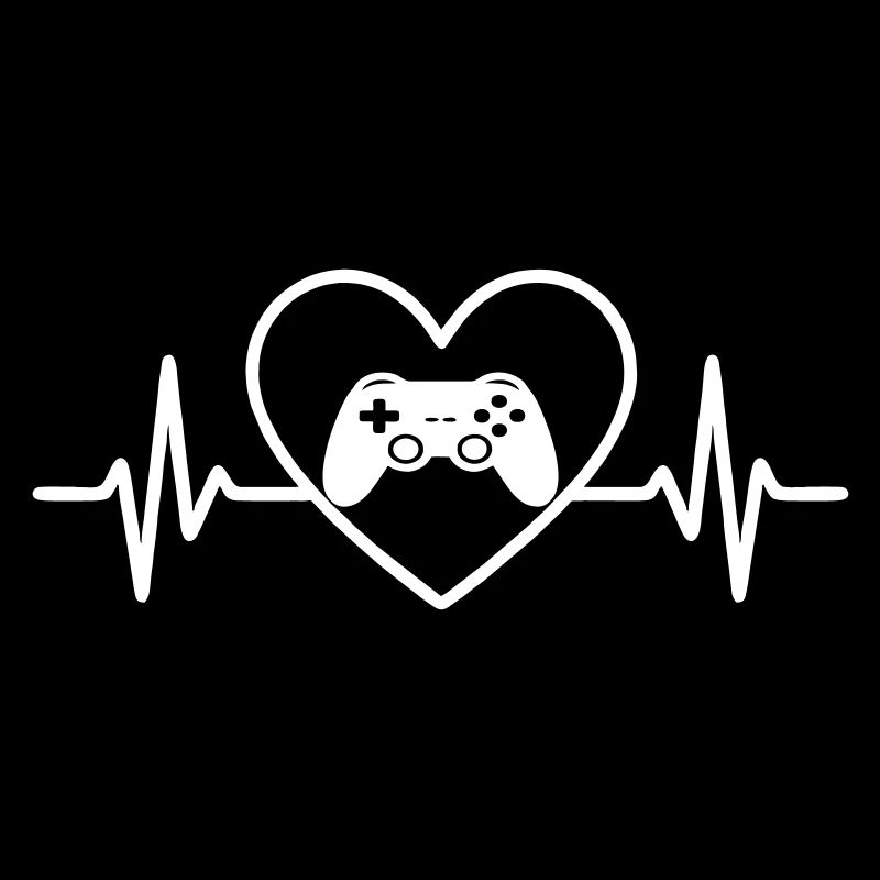 Videospiele Gamer Herz-Controller