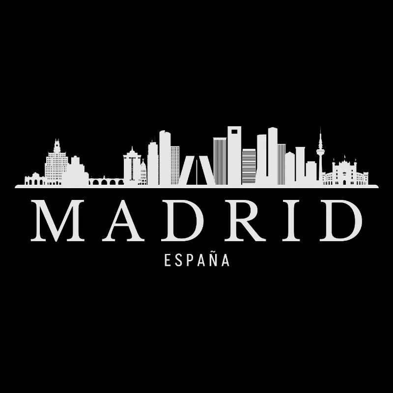 Madrid Skyline, Madrid Spain