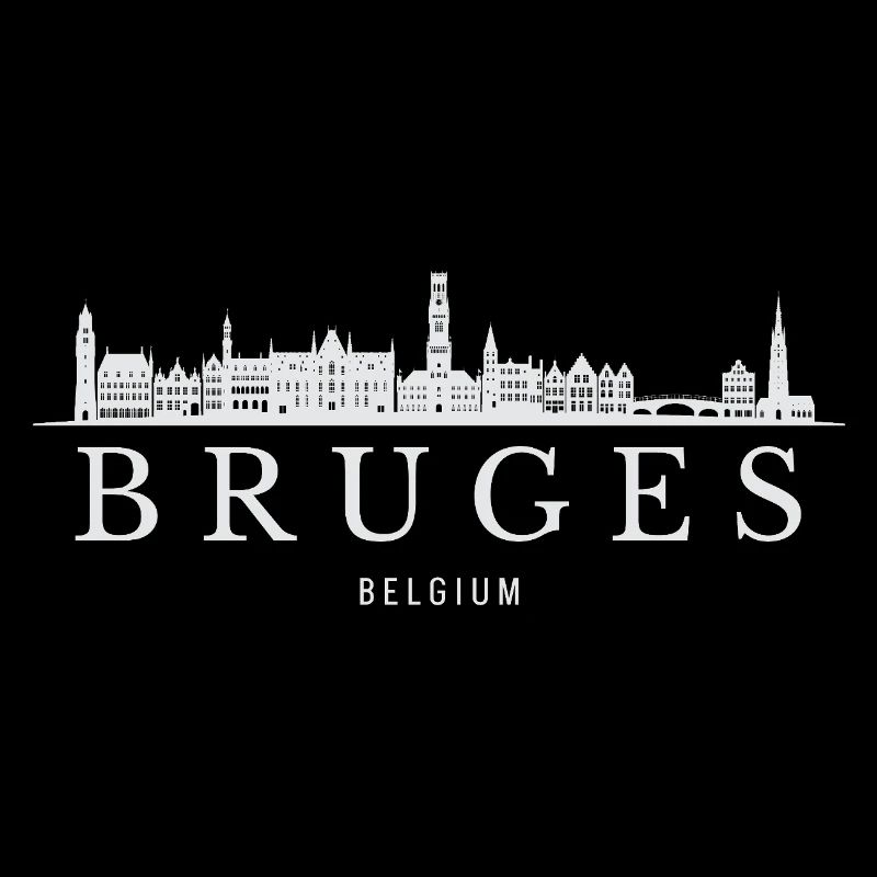 Bruges Skyline, Bruges Belgium