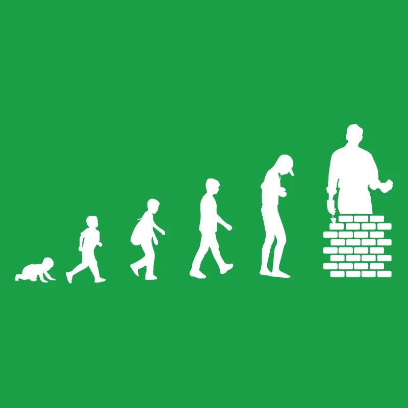 Évolution du bébé au maçon / métier