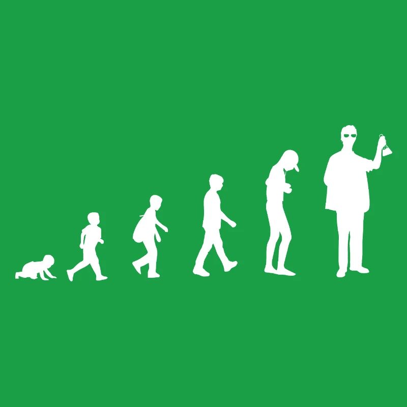 Evolution from baby to chemist