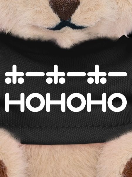 HoHoHo + Japanese Text - White