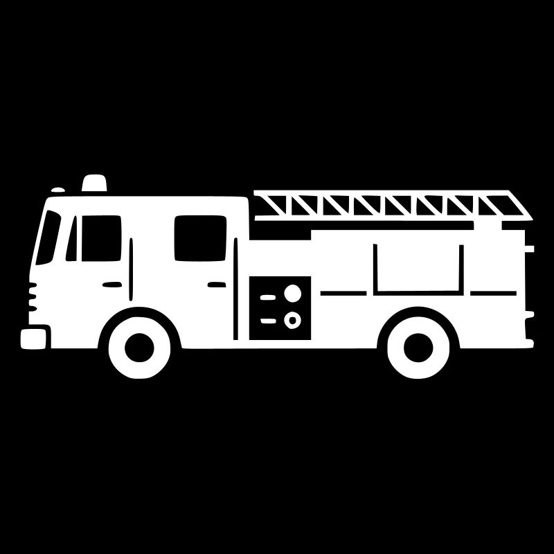 Feuerwehr Einsatzfahrzeug Silhouette