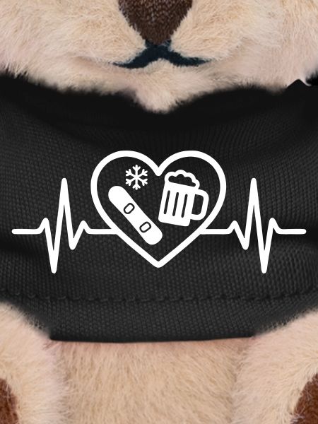 Heart Snowboard Beer