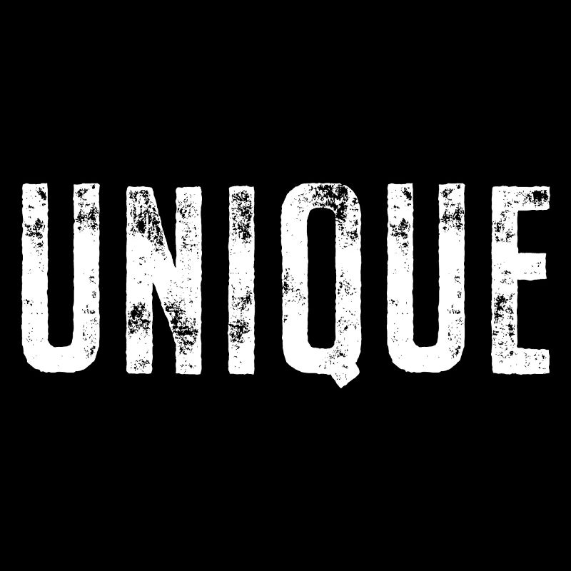 unique, unique, unique valeur de soi unique
