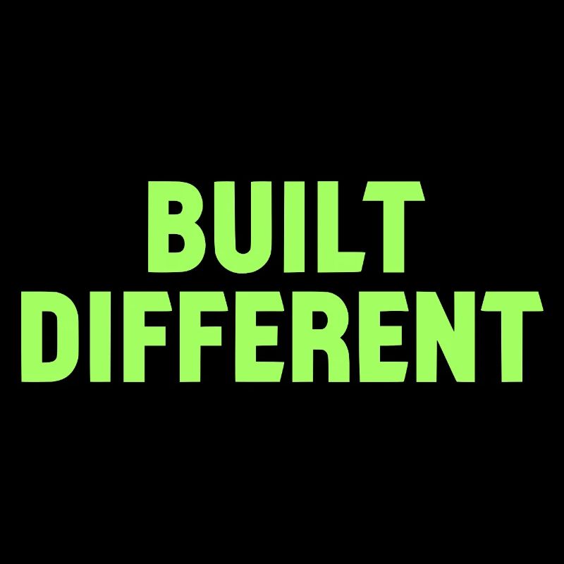 Built Different Neon Tee