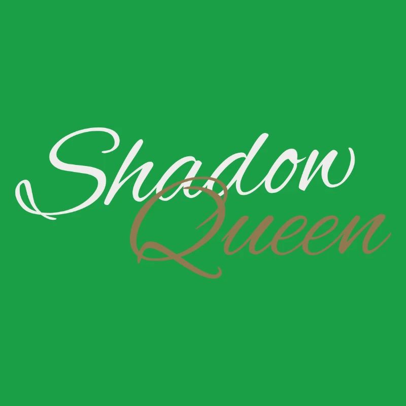 Shadow Queen Golden Cursive Script