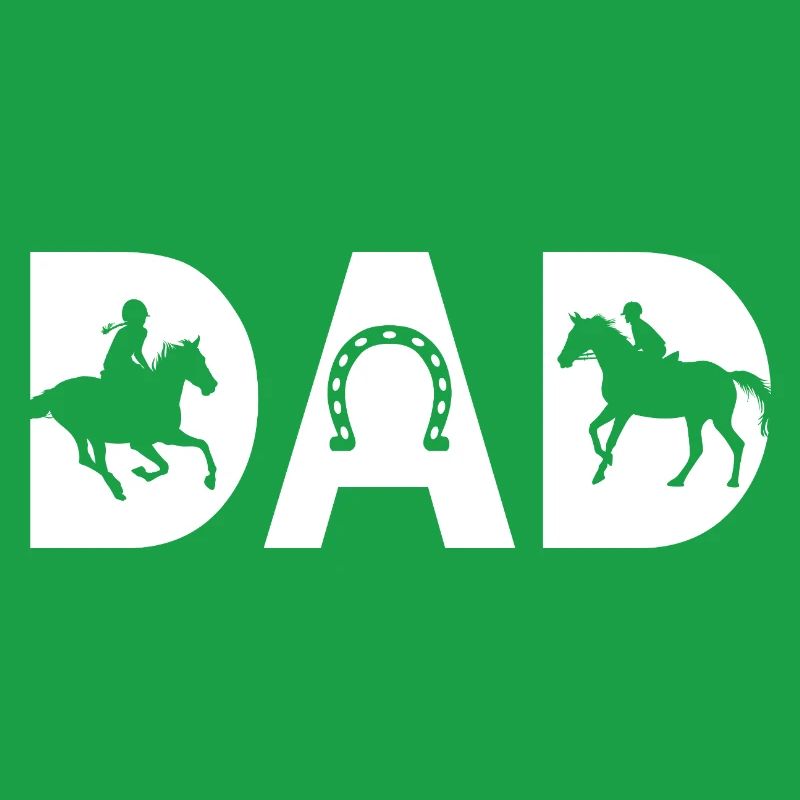 Pferd Papa Pferd Dad