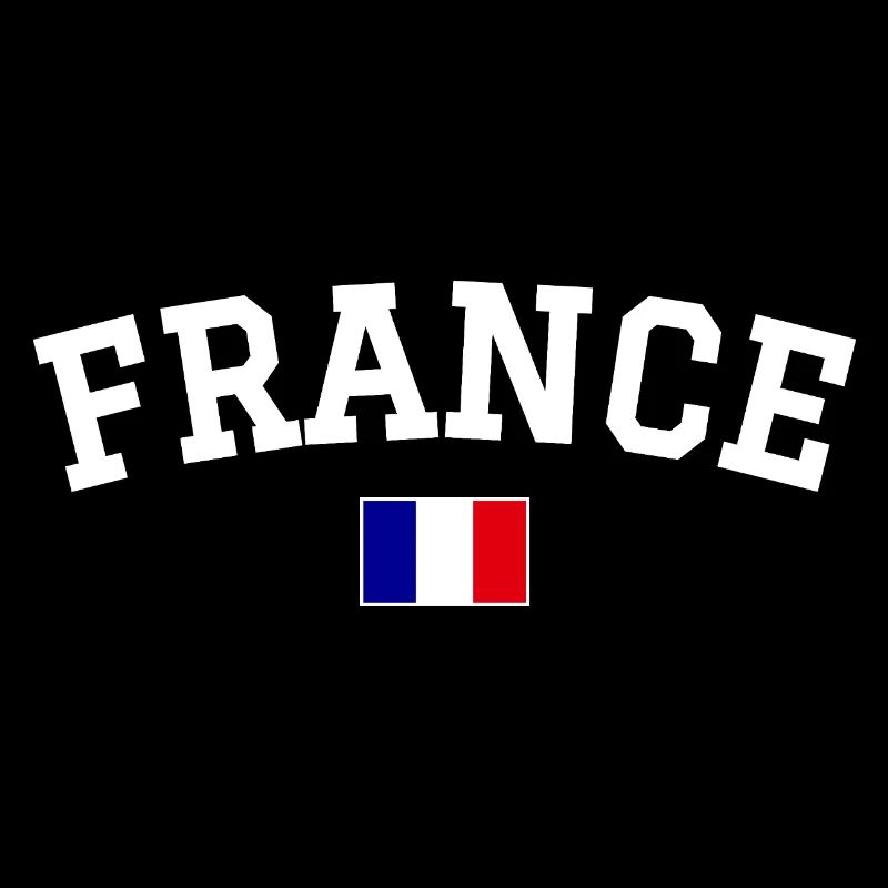 France Flag Design White