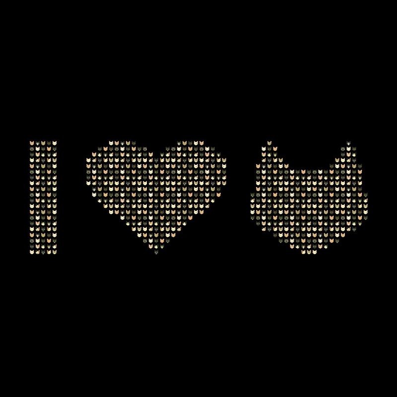 I Heart Cats de petits visages de chat