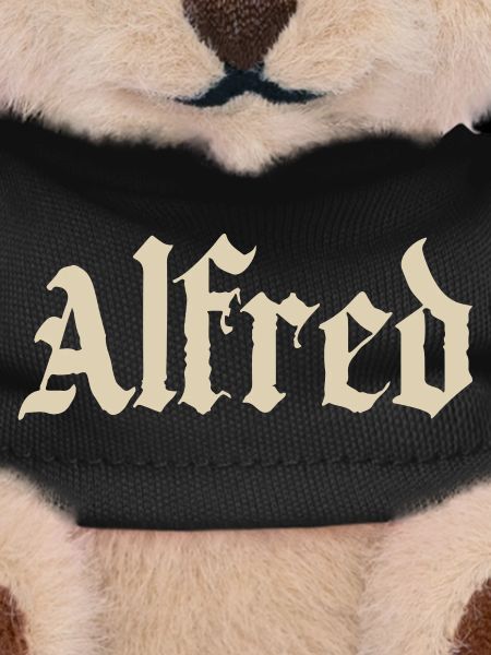 Alfred Blackletter Name Ornament