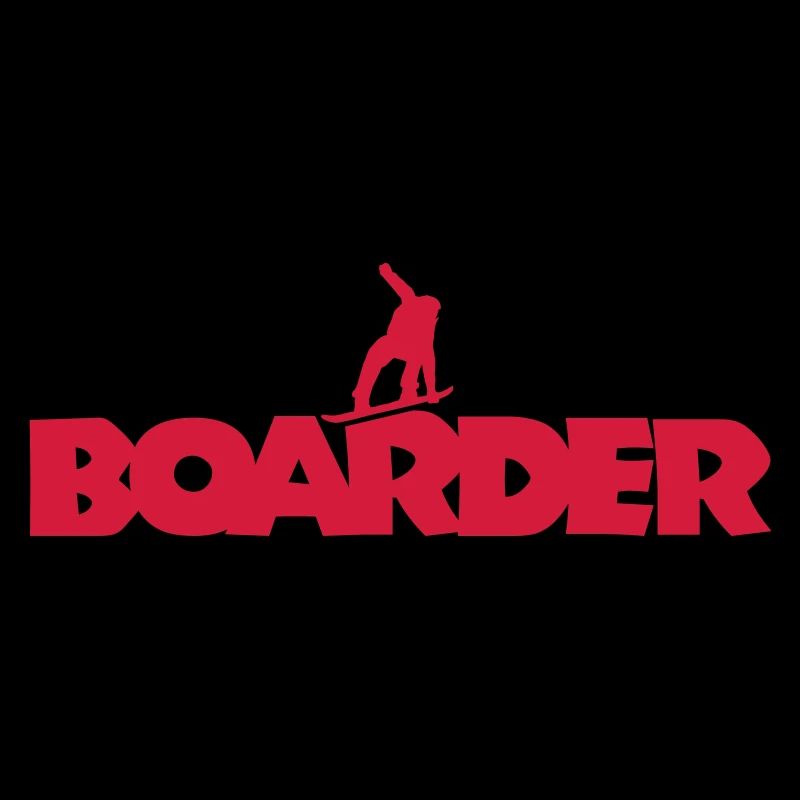 Boarder Snowboard (Red)