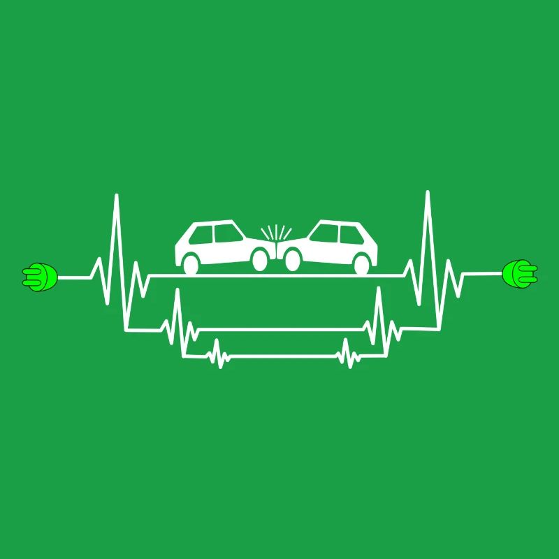 Dangerous e-car accident