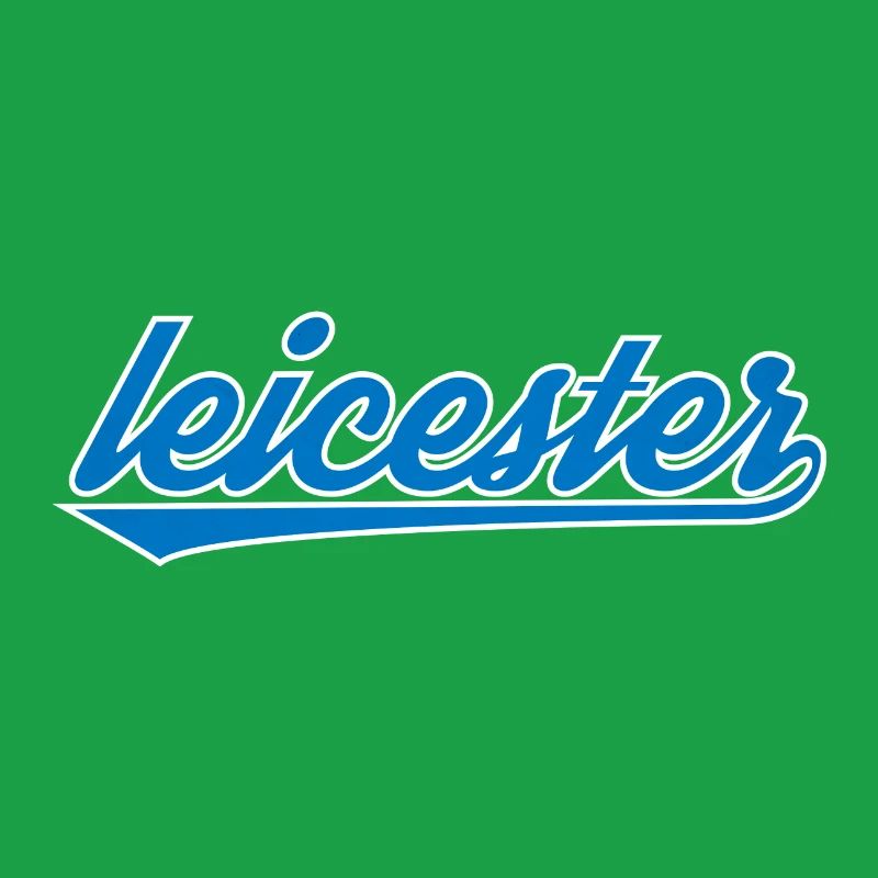 Leicester Blau Script Design