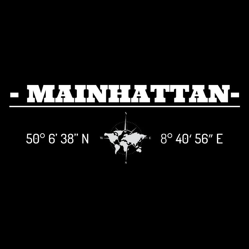 Coordinates Frankfurt am Main Mainhattan