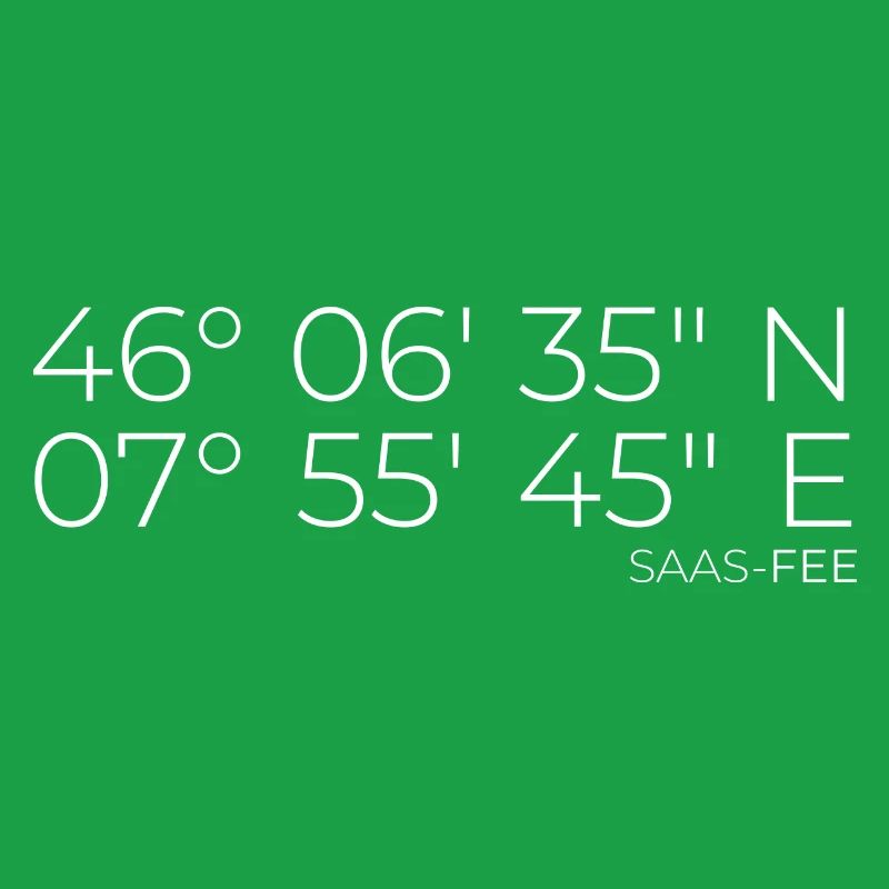 Coordinates Saas-Fee