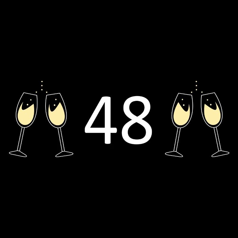 48e anniversaire 48 ans 48 ans numéro 48