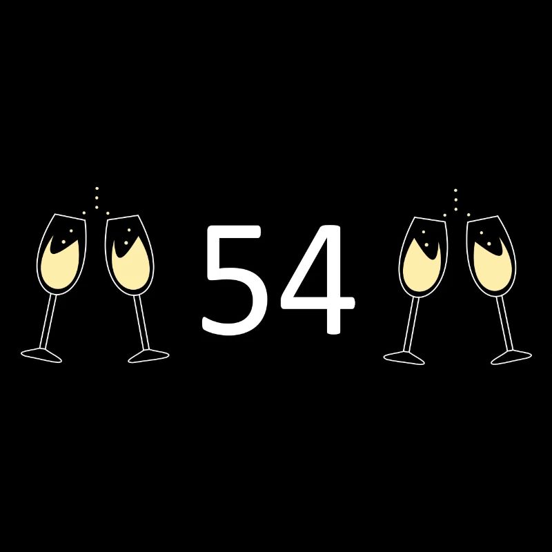 54e anniversaire 54 ans 54 numéro 54