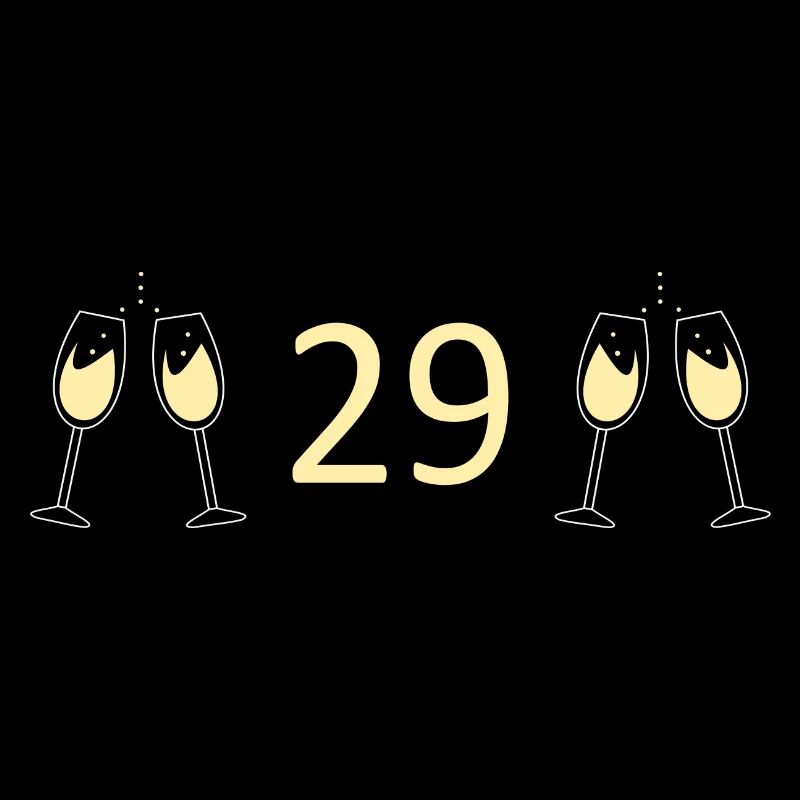 29e anniversaire 29 ans Anniversaire 29 ans Numéro 29