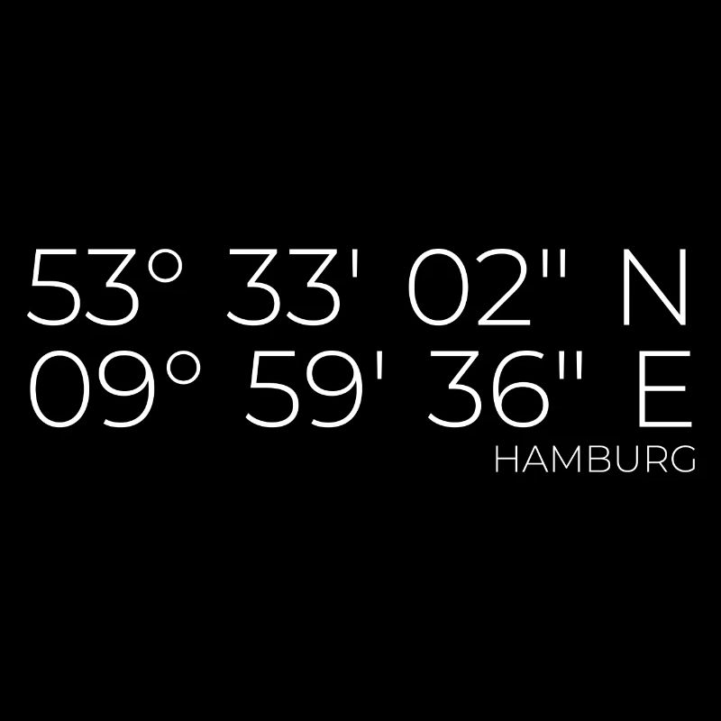 coordinates Hamburg