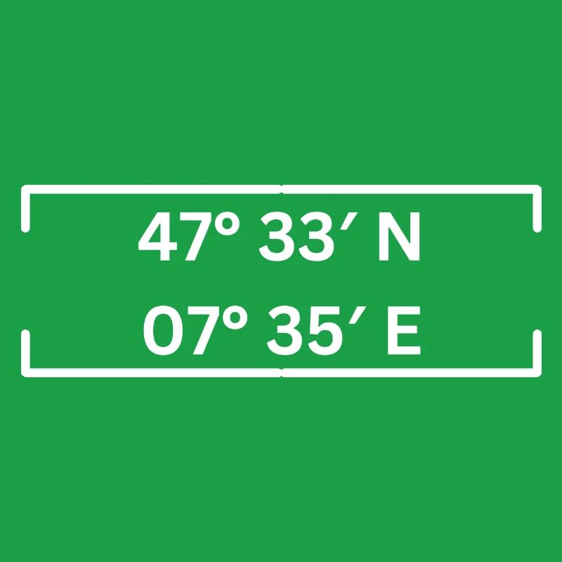 coordinates Basel Minimalist