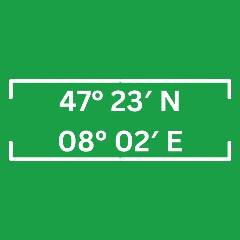 Coordinates Aarau Minimalist
