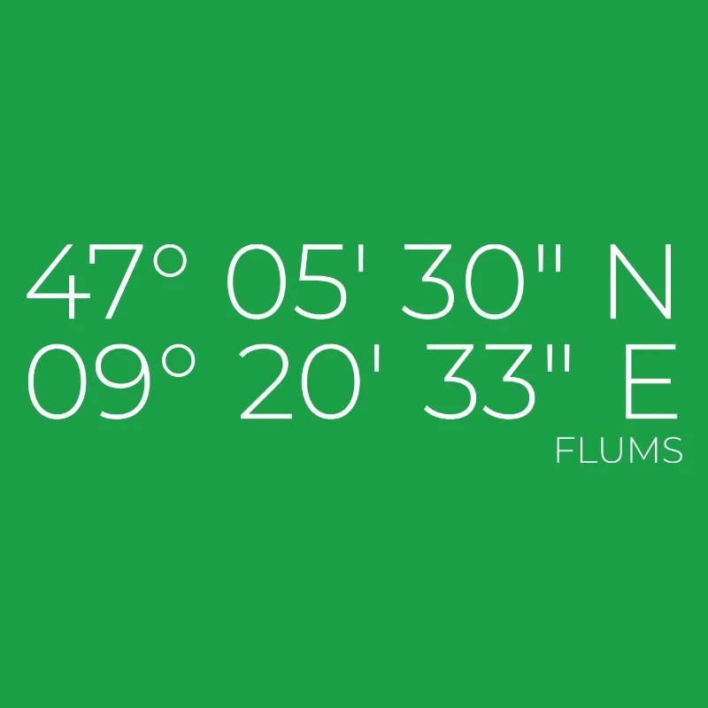 coordinates Flums Switzerland