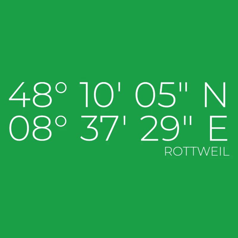 Coordinates Rottweil