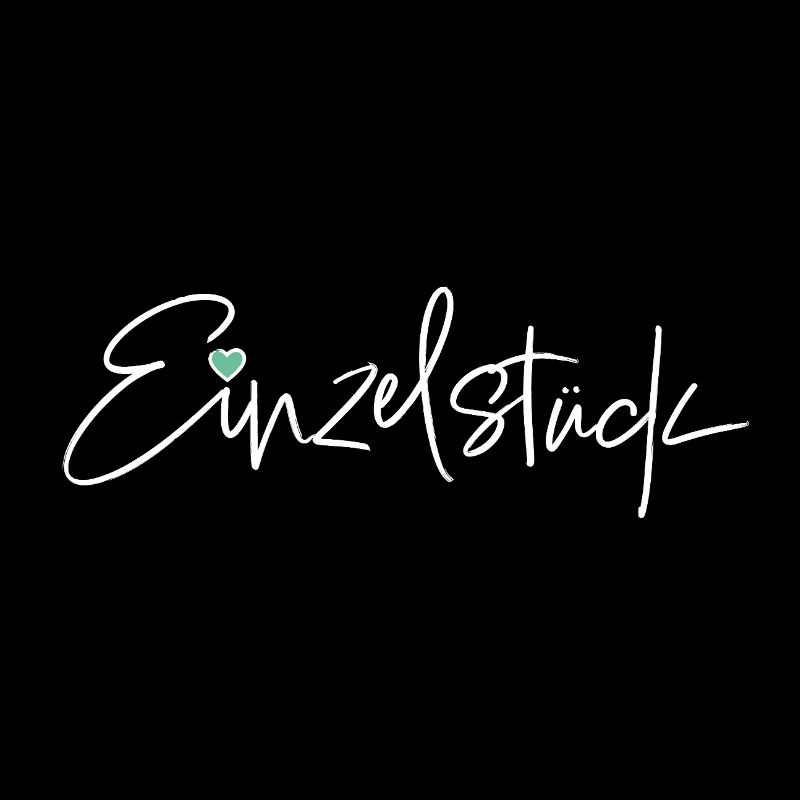 Unique piece – Stylish slogan motif for unique pieces