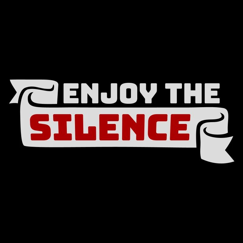 Profitez du silence Dire calme Silence Introverti