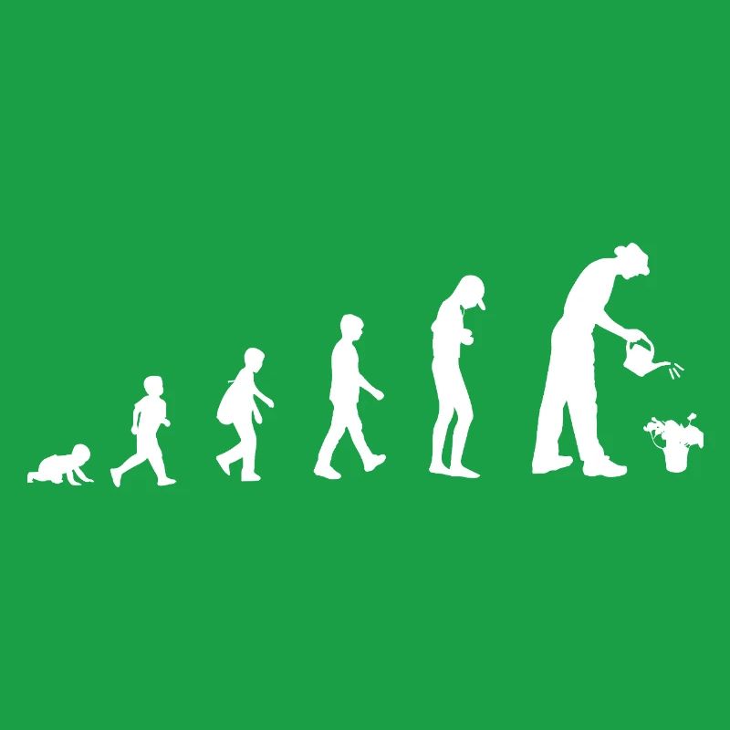 Évolution du bébé au jardinier