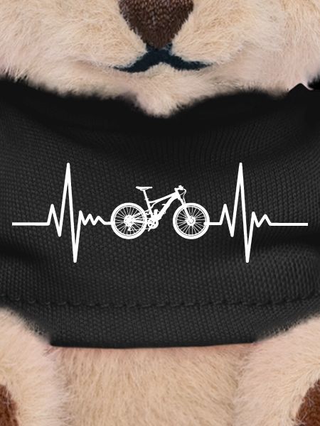 Heartbeat Bicycle Silhouette