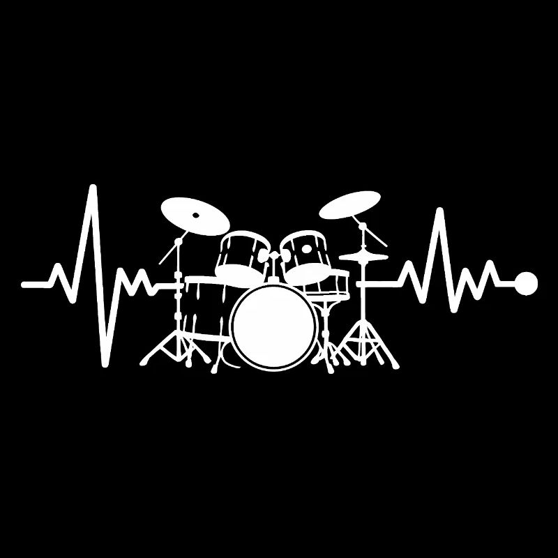 Herzschlag Drumset Kunst
