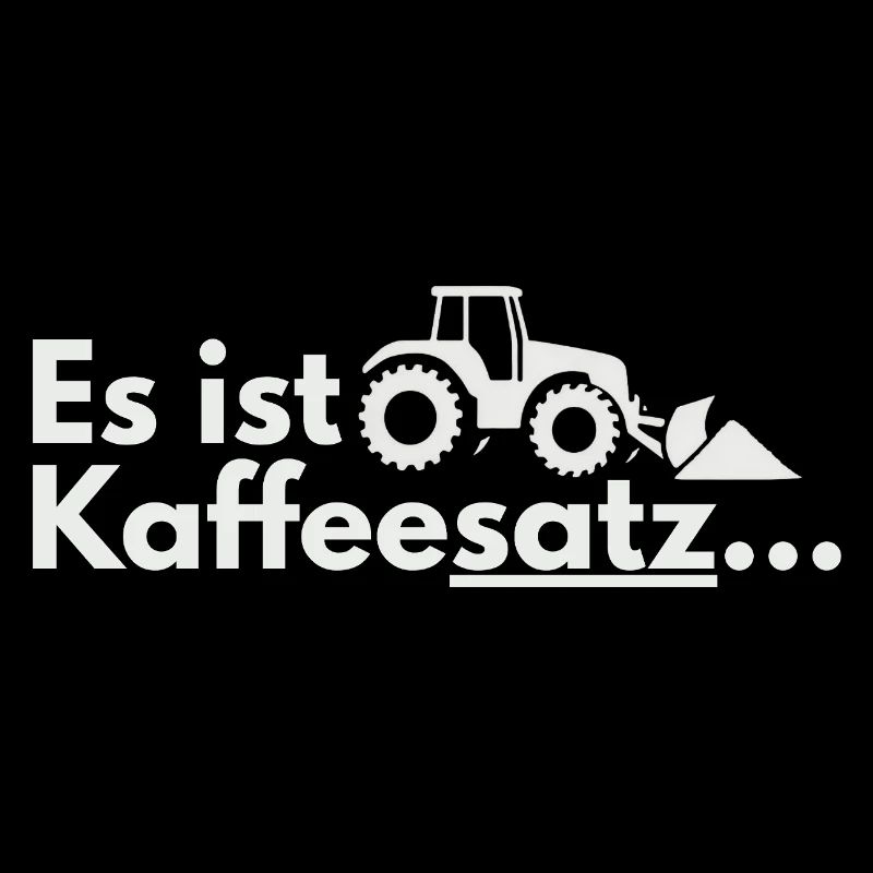 Kaffee-Ernte Traktor Motiv