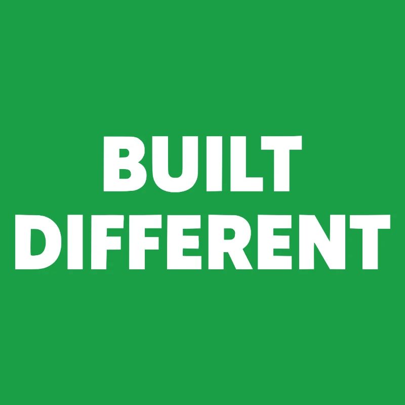 Construit différemment – Typographie audacieuse