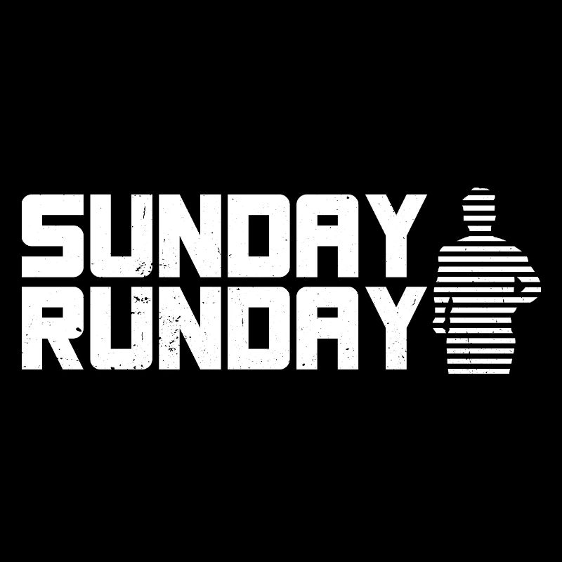 Marathon Runner Sunday Runday Running