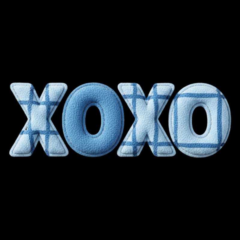 XOXO Patchwork Look mit Stoff Optik