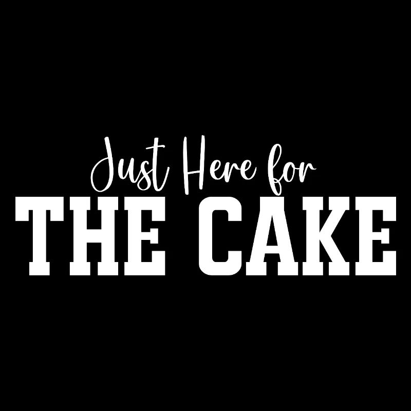 Juste ici pour le gâteau – Typographie de Bold Cake
