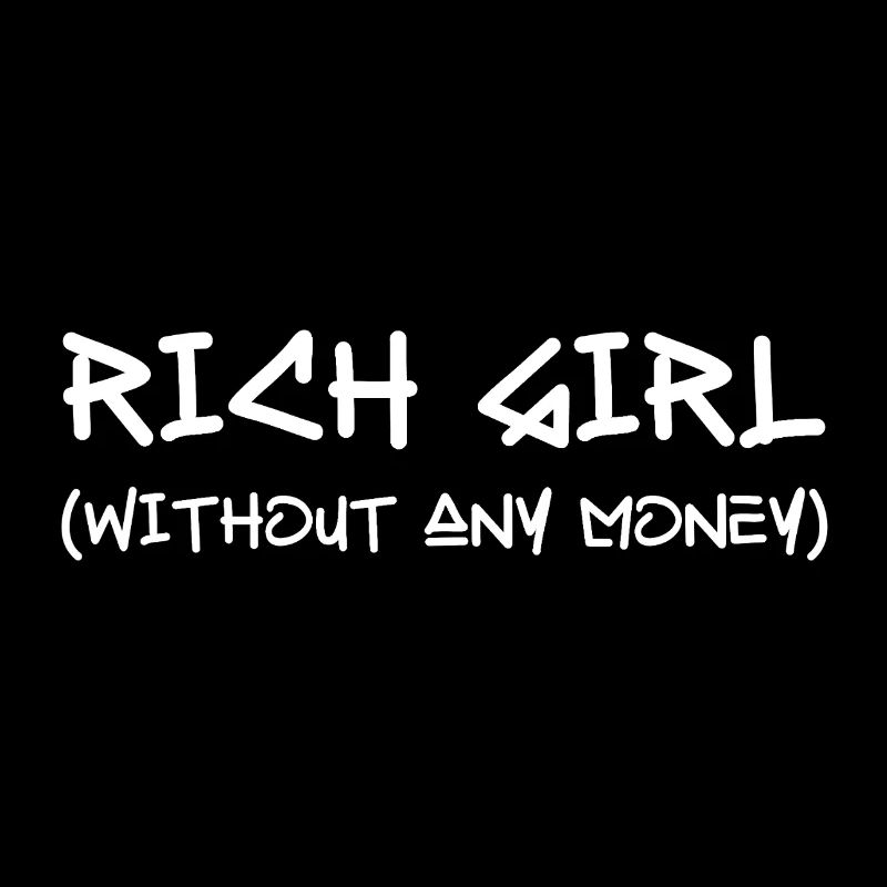 Fille riche sans argent