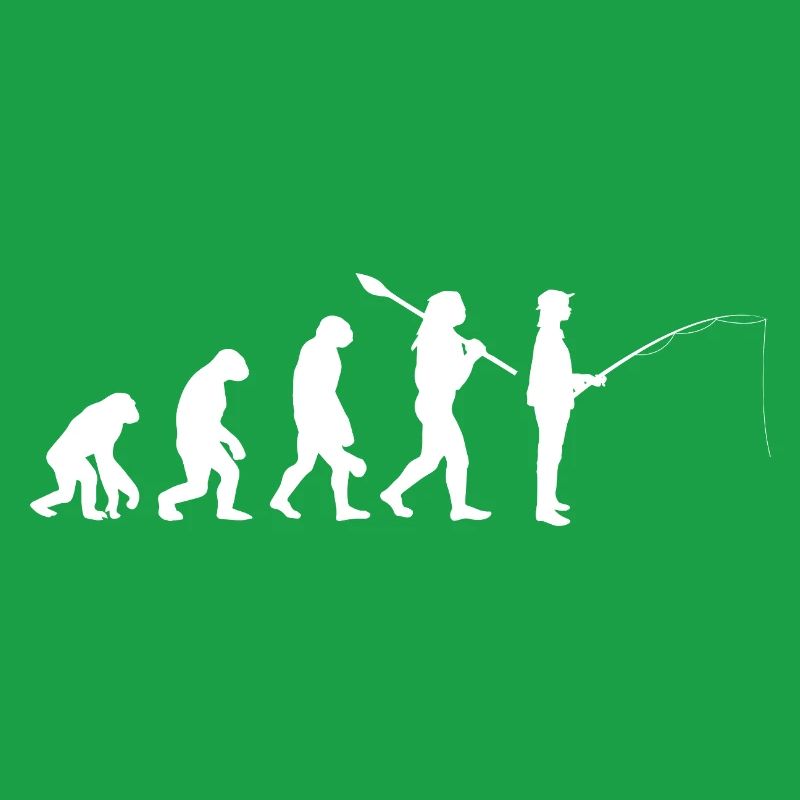 Évolution de la silhouette de pêche humaine