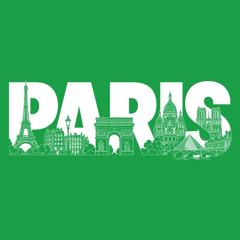 Paris Frankreich Eiffelturm Triumphbogen 