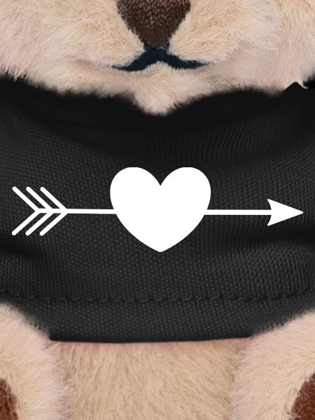 white heart white with arrow