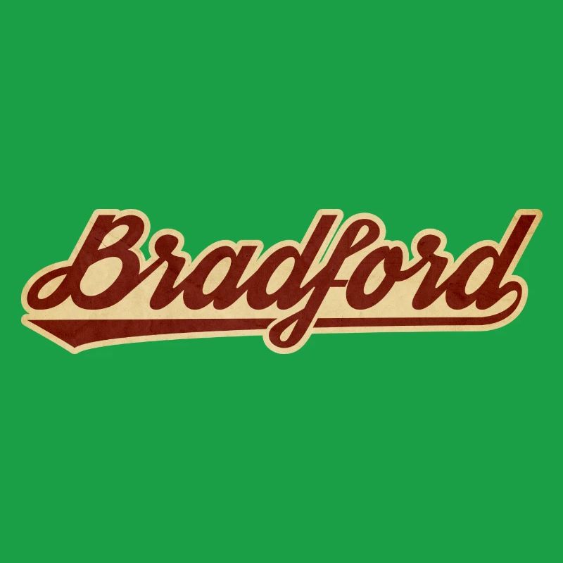 Bradford Vintage Script Logo