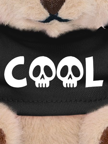 Skull and cool (white)