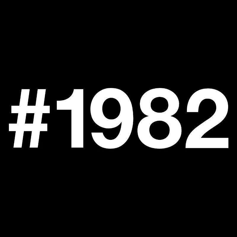 1982 Hashtag 44. Geburstag 44 Jahre