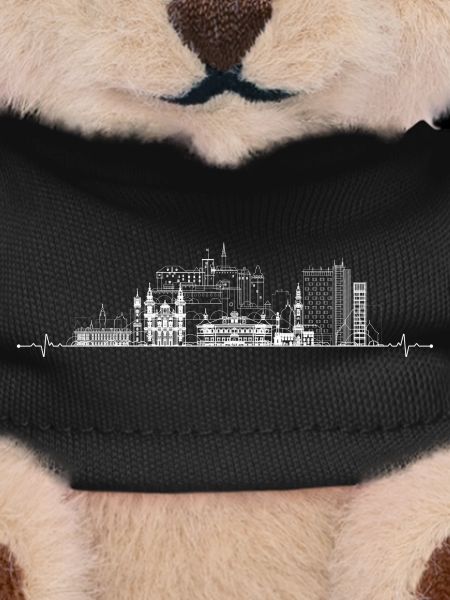 City Pulse Skyline Line Art