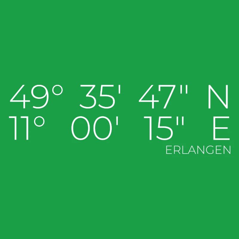 Coordinates Erlangen