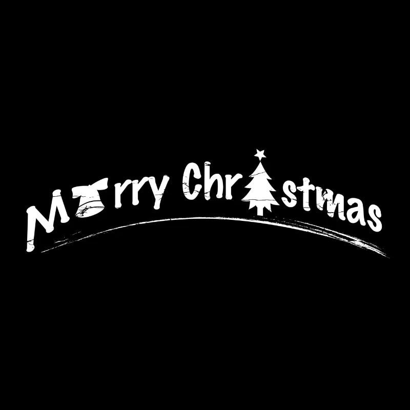 Joyeux Noël Lettrage Blanc