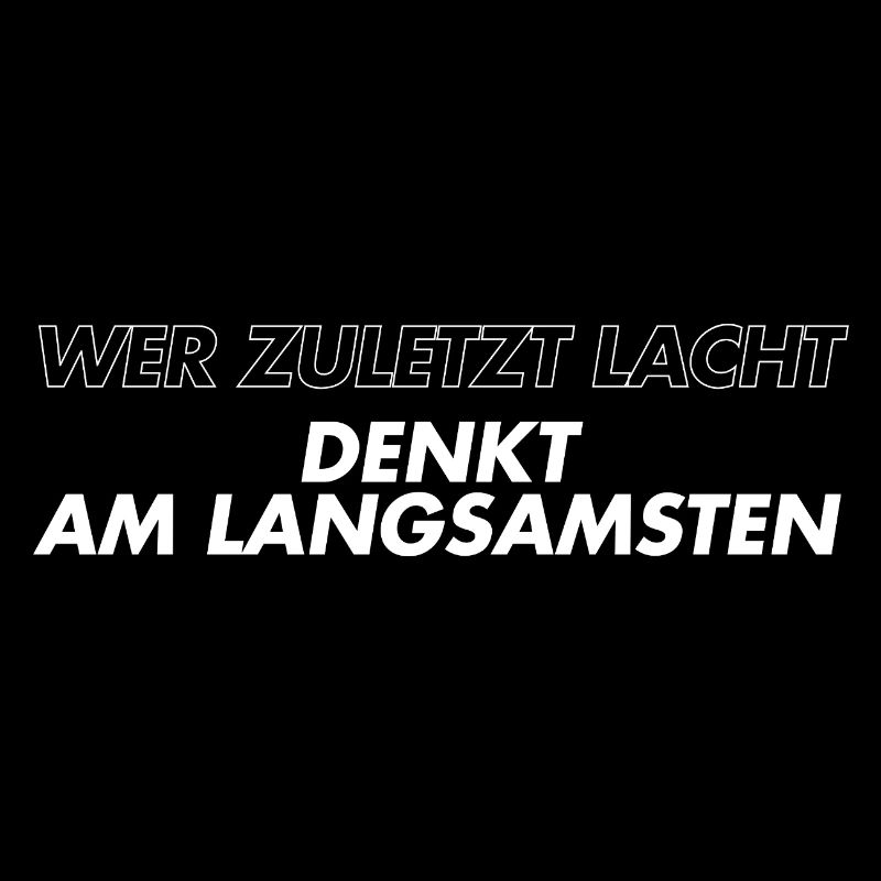 Wer zuletzt lacht denkt am langsamsten