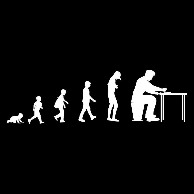 Evolution from baby to writer, author